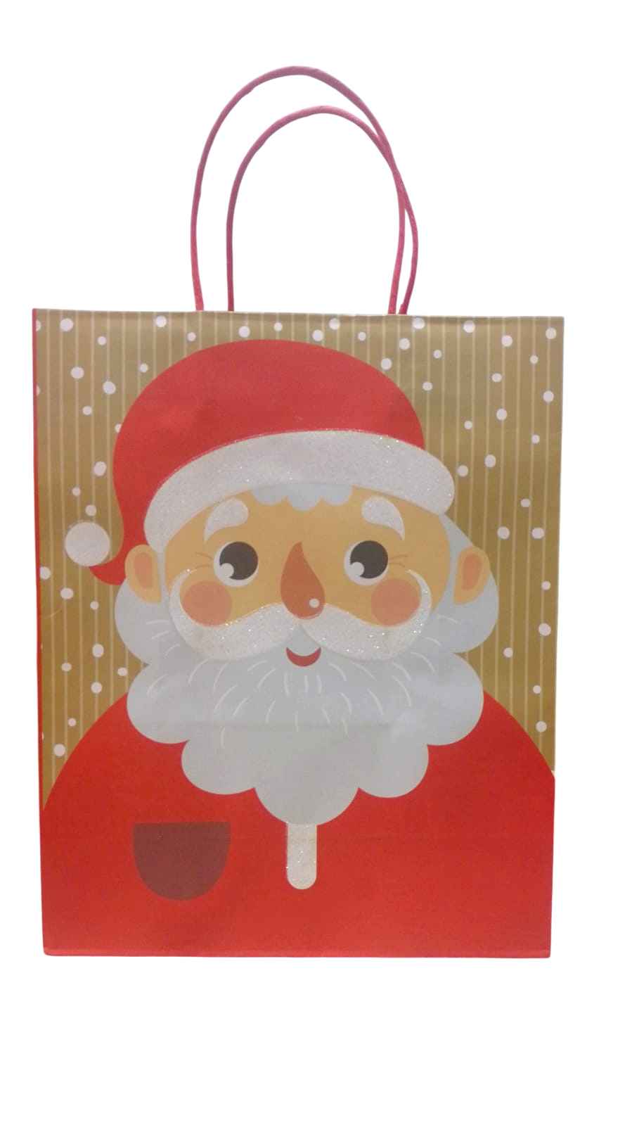 SACOLA NATAL 26CM X 12 5CM X 32CM
